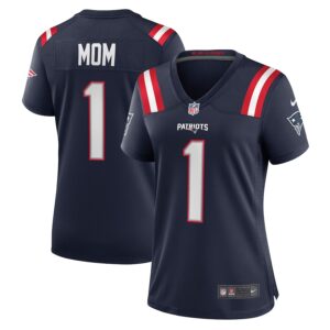 Number 1 Mom New England Patriots Nike Women's Game Jersey - Navy photo 1 Jersey4u
