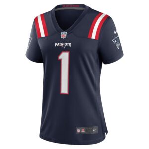 Number 1 Mom New England Patriots Nike Women's Game Jersey - Navy photo 2 Jersey4u