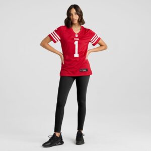 Number 1 Mom San Francisco 49ers Nike Women's Game Jersey - Scarlet photo 4 Jersey4u