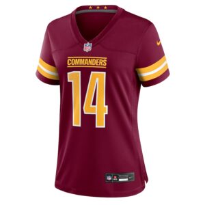 Olamide Zaccheaus Washington Commanders Nike Women's  Game Jersey -  Burgundy photo 2 Jersey4u