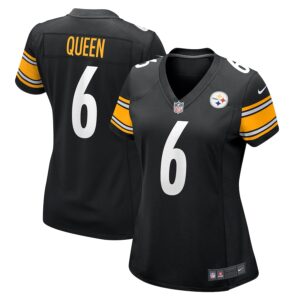 Patrick Queen Pittsburgh Steelers Nike Women's Game Player Jersey - Black photo 1 Jersey4u