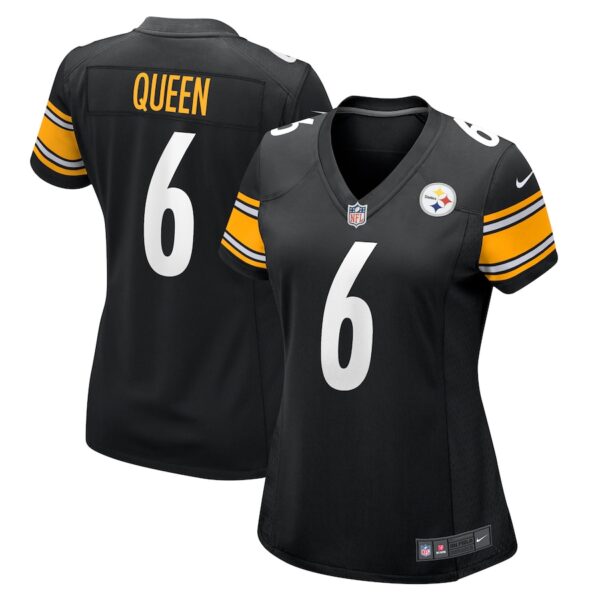 Patrick Queen Pittsburgh Steelers Nike Women's Game Player Jersey - Black photo 1 Jersey4u