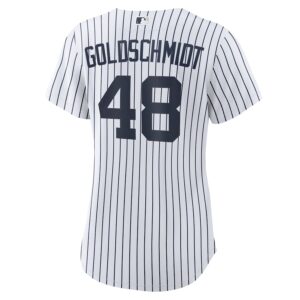 Paul Goldschmidt New York Yankees Nike Women's Home Jersey4u Jersey - White photo 3 Jersey4u