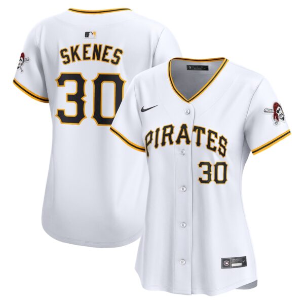 Paul Skenes Pittsburgh Pirates Nike Women's Home Limited Player Jersey - White photo 1 Jersey4u