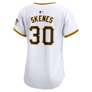 Paul Skenes Pittsburgh Pirates Nike Women's Home Limited Player Jersey - White photo 3 Jersey4u
