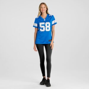 Penei Sewell Detroit Lions Nike Women's Game Jersey - Blue photo 4 Jersey4u