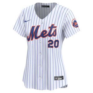Pete Alonso New York Mets Nike Women's Home Limited Jersey – White photo 2 Jersey4u