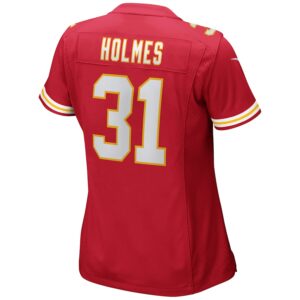 Priest Holmes Kansas City Chiefs Nike Women's Game Retired Player Jersey - Red photo 3 Jersey4u