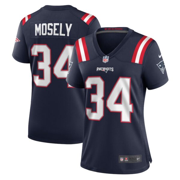 Quandre Mosely New England Patriots Nike Women's Home Game Player Jersey - Navy photo 1 Jersey4u