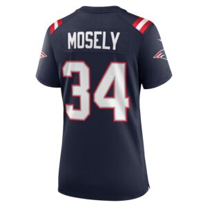 Quandre Mosely New England Patriots Nike Women's Home Game Player Jersey - Navy photo 3 Jersey4u