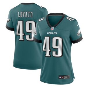 Rick Lovato Philadelphia Eagles Nike Women's Team Game Jersey - Midnight Green photo 1 Jersey4u