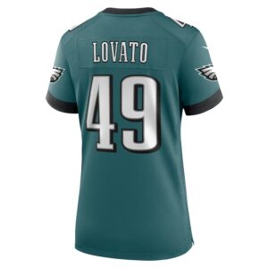 Rick Lovato Philadelphia Eagles Nike Women's Team Game Jersey - Midnight Green photo 3 Jersey4u