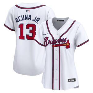 Ronald Acuna Atlanta Braves Nike Women's Home Limited Player Jersey - White photo 1 Jersey4u