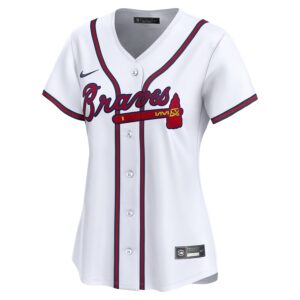 Ronald Acuna Atlanta Braves Nike Women's Home Limited Player Jersey - White photo 2 Jersey4u