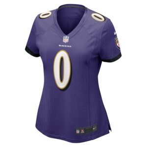 Roquan Smith Baltimore Ravens Nike Women's Team Game Jersey - Purple photo 2 Jersey4u