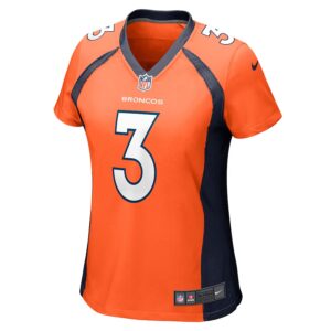 Russell Wilson Denver Broncos Nike Women's Player Jersey - Orange photo 2 Jersey4u