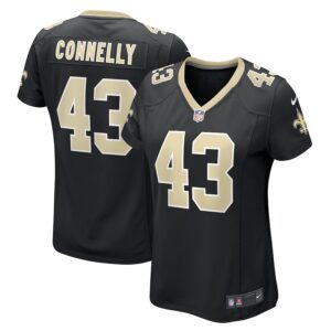 Ryan Connelly New Orleans Saints Nike Women's Team Game Jersey -  Black photo 1 Jersey4u