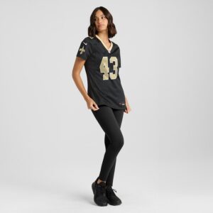 Ryan Connelly New Orleans Saints Nike Women's Team Game Jersey -  Black photo 4 Jersey4u