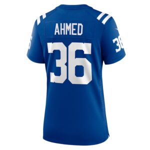 Salvon Ahmed Indianapolis Colts Nike Women's Team Game Jersey -  Royal photo 3 Jersey4u