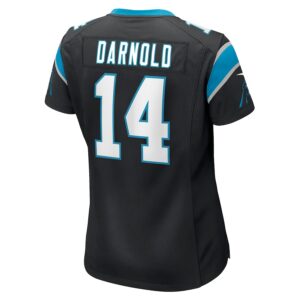 Sam Darnold Carolina Panthers Nike Women's Game Jersey - Black photo 3 Jersey4u