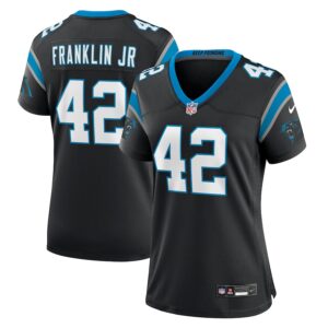 Sam Franklin Jr. Carolina Panthers Nike Women's Team Game Jersey - Black photo 1 Jersey4u