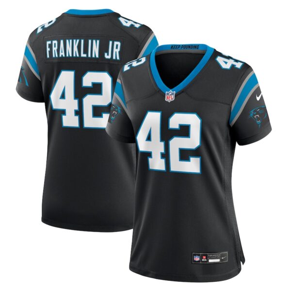 Sam Franklin Jr. Carolina Panthers Nike Women's Team Game Jersey - Black photo 1 Jersey4u