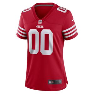 San Francisco 49ers Nike Women's Game Custom Jersey - Scarlet photo 2 Jersey4u