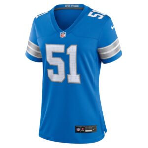 Steele Chambers Detroit Lions Nike Women's Game Jersey -  Blue photo 2 Jersey4u
