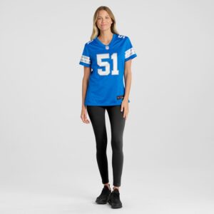 Steele Chambers Detroit Lions Nike Women's Game Jersey -  Blue photo 4 Jersey4u