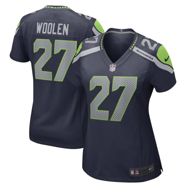 Tariq Woolen Seattle Seahawks Nike Women's Game Player Jersey - College Navy photo 1 Jersey4u