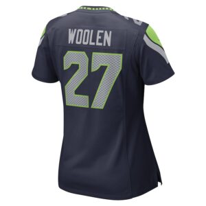 Tariq Woolen Seattle Seahawks Nike Women's Game Player Jersey - College Navy photo 3 Jersey4u