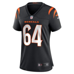 Ted Karras Cincinnati Bengals Nike Women's Game Player Jersey - Black photo 2 Jersey4u