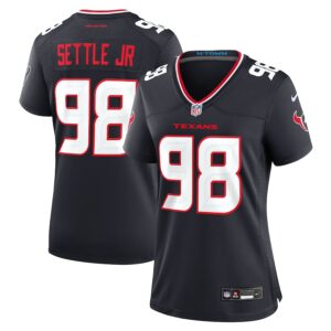 Tim Settle Jr. Houston Texans Nike Women's Team Game Jersey -  Navy photo 1 Jersey4u