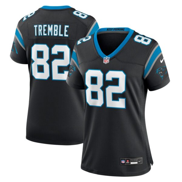 Tommy Tremble Carolina Panthers Nike Women's Team Game Jersey - Black photo 1 Jersey4u