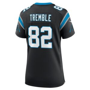Tommy Tremble Carolina Panthers Nike Women's Team Game Jersey - Black photo 3 Jersey4u