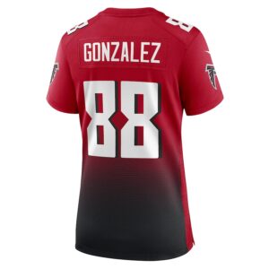 Tony Gonzalez Atlanta Falcons Nike Women's Retired Game Jersey - Red photo 3 Jersey4u