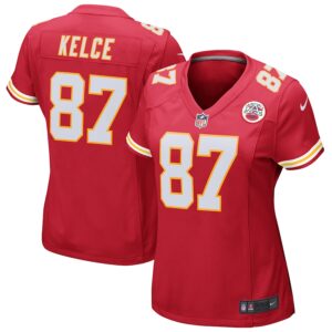 Travis Kelce Kansas City Chiefs Nike Women's Game Jersey - Red photo 1 Jersey4u