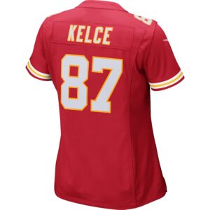 Travis Kelce Kansas City Chiefs Nike Women's Game Jersey - Red photo 3 Jersey4u