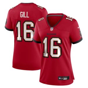 Trenton Gill Tampa Bay Buccaneers Nike Women's Team Game Jersey -  Red photo 1 Jersey4u