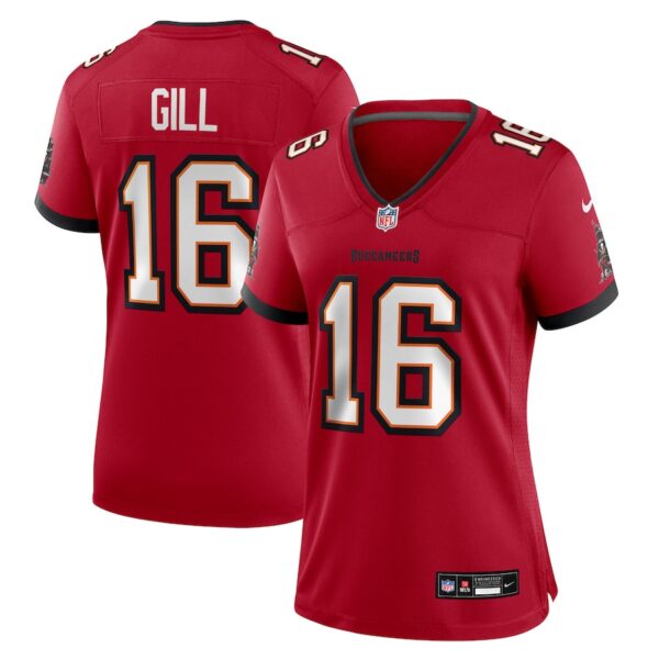 Trenton Gill Tampa Bay Buccaneers Nike Women's Team Game Jersey -  Red photo 1 Jersey4u