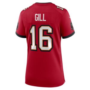 Trenton Gill Tampa Bay Buccaneers Nike Women's Team Game Jersey -  Red photo 3 Jersey4u