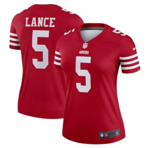 Trey Lance San Francisco 49ers Nike Women's Legend Player Performance Top -  Scarlet photo 1 Jersey4u