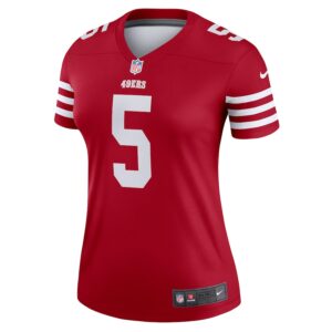 Trey Lance San Francisco 49ers Nike Women's Legend Player Performance Top -  Scarlet photo 2 Jersey4u