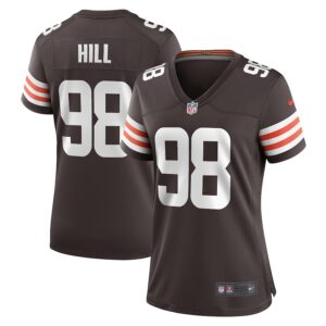Trysten Hill Cleveland Browns Nike Women's Game Jersey - Brown photo 1 Jersey4u