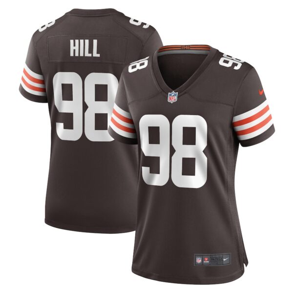 Trysten Hill Cleveland Browns Nike Women's Game Jersey - Brown photo 1 Jersey4u