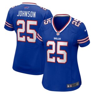 Ty Johnson Buffalo Bills Nike Women's Team Game Jersey - Royal photo 1 Jersey4u