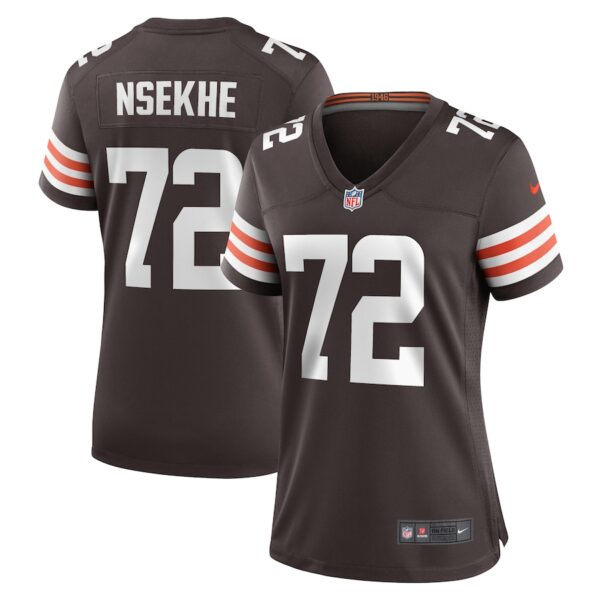 Ty Nsekhe Cleveland Browns Nike Women's  Game Jersey -  Brown photo 1 Jersey4u