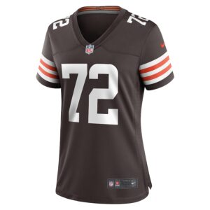 Ty Nsekhe Cleveland Browns Nike Women's  Game Jersey -  Brown photo 2 Jersey4u