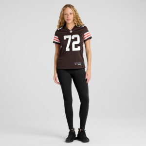 Ty Nsekhe Cleveland Browns Nike Women's  Game Jersey -  Brown photo 4 Jersey4u