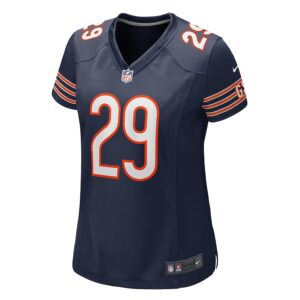 Tyrique Stevenson Chicago Bears Nike Women's  Game Jersey -  Navy photo 2 Jersey4u